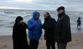 Paplūdimiai po uragano. Meras įvertina nuostolius