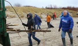 Lietus neatbaidė paplūdimius tvarkiusių savanorių