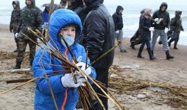 Lietus neatbaidė paplūdimius tvarkiusių savanorių