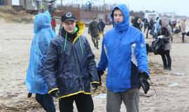 Lietus neatbaidė paplūdimius tvarkiusių savanorių