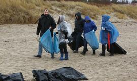 Lietus neatbaidė paplūdimius tvarkiusių savanorių