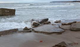 Paplūdimiai po uragano. Meras įvertina nuostolius