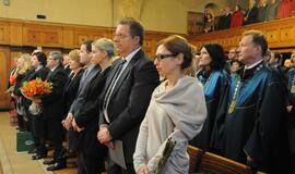 Inauguruotas Klaipėdos universiteto rektorius