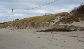 Paplūdimiai po uragano. Meras įvertina nuostolius