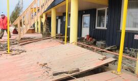 Audros padariniai Klaipėdoje