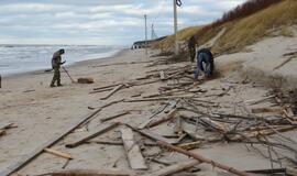 Paplūdimiai po uragano. Meras įvertina nuostolius