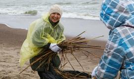 Lietus neatbaidė paplūdimius tvarkiusių savanorių