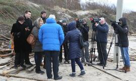 Paplūdimiai po uragano. Meras įvertina nuostolius