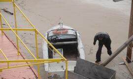 Audros padariniai Klaipėdoje