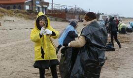 Lietus neatbaidė paplūdimius tvarkiusių savanorių