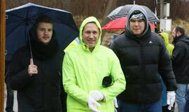 Lietus neatbaidė paplūdimius tvarkiusių savanorių