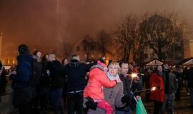 Naujųjų metų sutikimas Teatro aikštėje