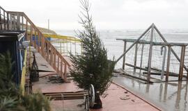 Audros padariniai Klaipėdoje