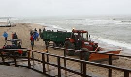 Lietus neatbaidė paplūdimius tvarkiusių savanorių