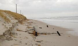 Audros padariniai Klaipėdoje