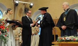 Inauguruotas Klaipėdos universiteto rektorius