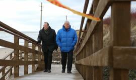 Paplūdimiai po uragano. Meras įvertina nuostolius