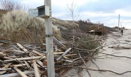 Paplūdimiai po uragano. Meras įvertina nuostolius