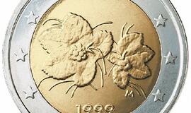 Skirtingų šalių eurų monetos