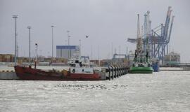 Audros padariniai Klaipėdoje