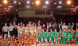 LMKL rinktinė nugalėjo tituluotų sportininkų komandą