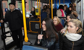 Maršrutinio autobuso keleiviai tapo ekskursantais