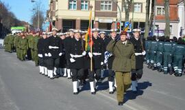 Klaipėdos įgulos kariai dalyvavo Valstybės atkūrimo dienos renginiuose