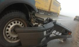 Ant Minijos tilto čekas sukėlė avariją