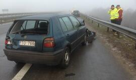 Ant Minijos tilto čekas sukėlė avariją