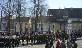 Klaipėdos įgulos kariai dalyvavo Valstybės atkūrimo dienos renginiuose