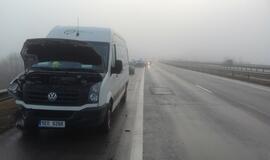 Ant Minijos tilto čekas sukėlė avariją