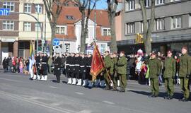 Klaipėdos įgulos kariai dalyvavo Valstybės atkūrimo dienos renginiuose