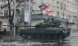 Separatistų lyderis skelbia mobilizaciją Donbase