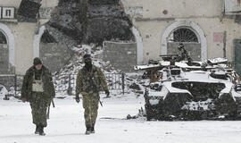 Ukrainos, Vokietijos ir Rusijos lyderiai telefonu aptarė Ukrainos paliaubų padėtį