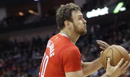 Krepšininkas Donatas Motiejūnas rungtynėse su "Trail Blazers" pelnė 10 taškų