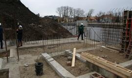 Klaipėdos piliavietėje jau atlikta trečdalis statybos darbų