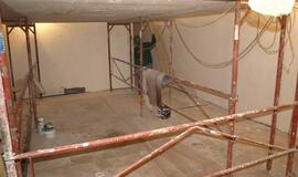 Klaipėdos piliavietėje jau atlikta trečdalis statybos darbų