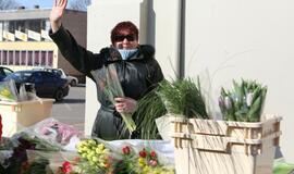 Prekyba tulpėmis kovo 8-ąją