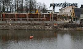 Klaipėdos piliavietėje jau atlikta trečdalis statybos darbų