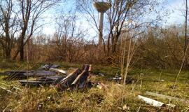 Gargžduose jaunimas žymėjo užterštas vietas