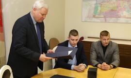 "Fortūnos" pagerbimas pas merą