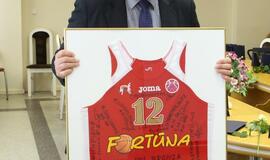 "Fortūnos" pagerbimas pas merą