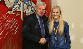 "Fortūnos" pagerbimas pas merą