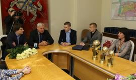 "Fortūnos" pagerbimas pas merą