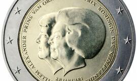 Susipažinkite su euro monetomis