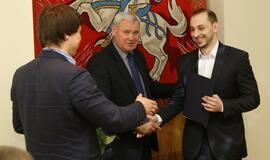 "Fortūnos" pagerbimas pas merą