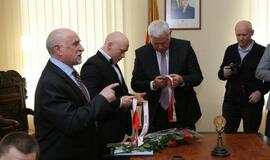 Sunkiaatlečių pagerbimas pas merą