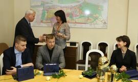 "Fortūnos" pagerbimas pas merą