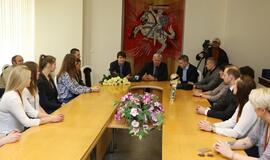 "Fortūnos" pagerbimas pas merą