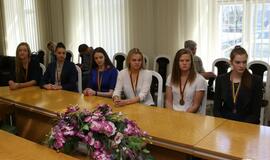 "Fortūnos" pagerbimas pas merą